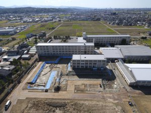 大場遺跡の遠景写真です。